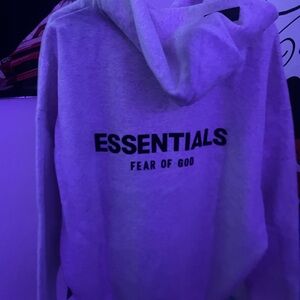 Essentials Fear of God Gray Hoodie